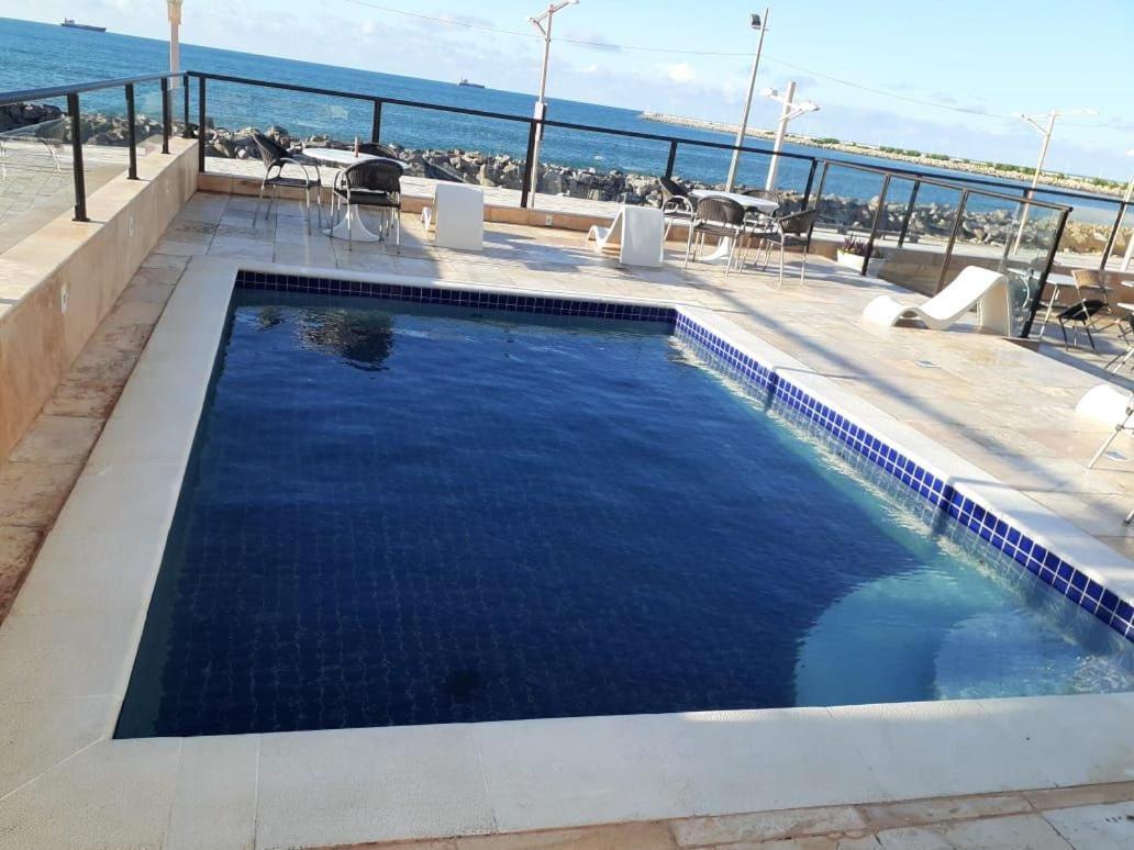 205 Flat Mobiliado Com Vista Lateral Mar Na Praia De Iracema Appartamento Fortaleza  Esterno foto