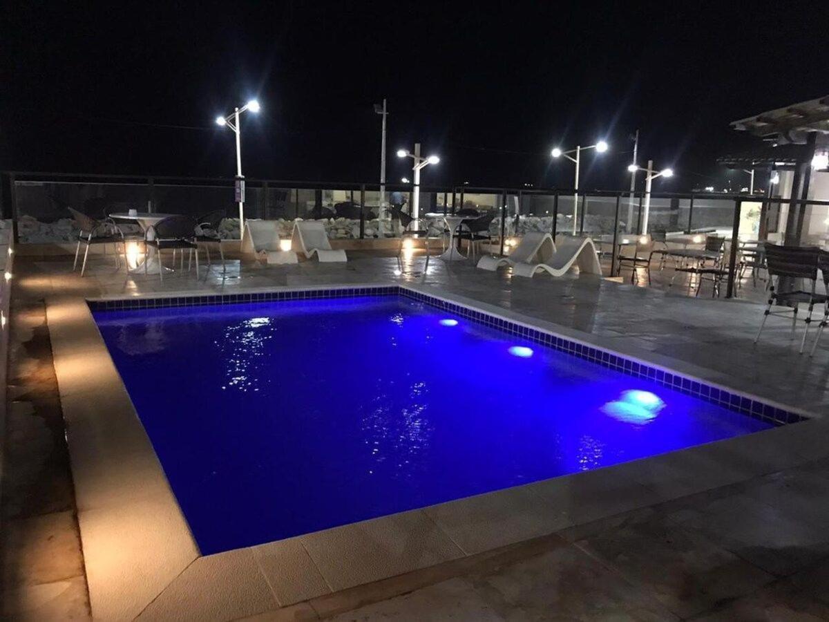 205 Flat Mobiliado Com Vista Lateral Mar Na Praia De Iracema Appartamento Fortaleza  Esterno foto